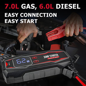 Woegel A3 Krachtige 12V Jumpstarter – 22.000 Mah / 2000A